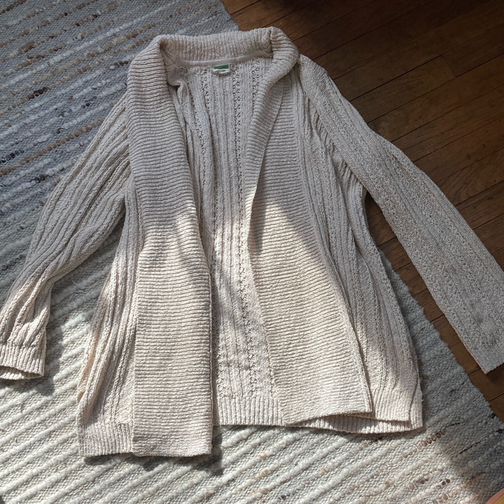 Anthropologie cardigan, size XL